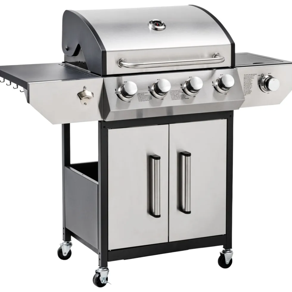 BBQ-Gasgrill "FlameMaster PRO" 4+1 Brenner