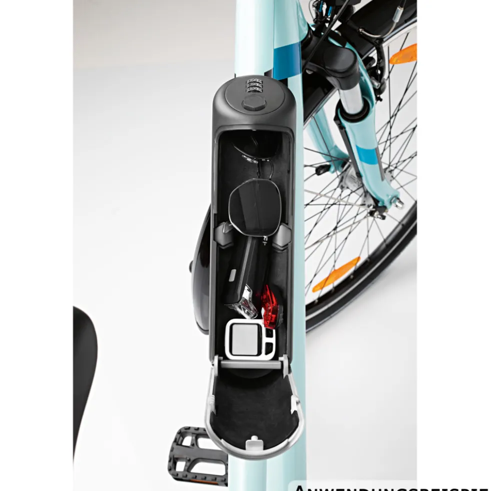 BeeMyBox Fahrradbox abschließbar 26 cm grau