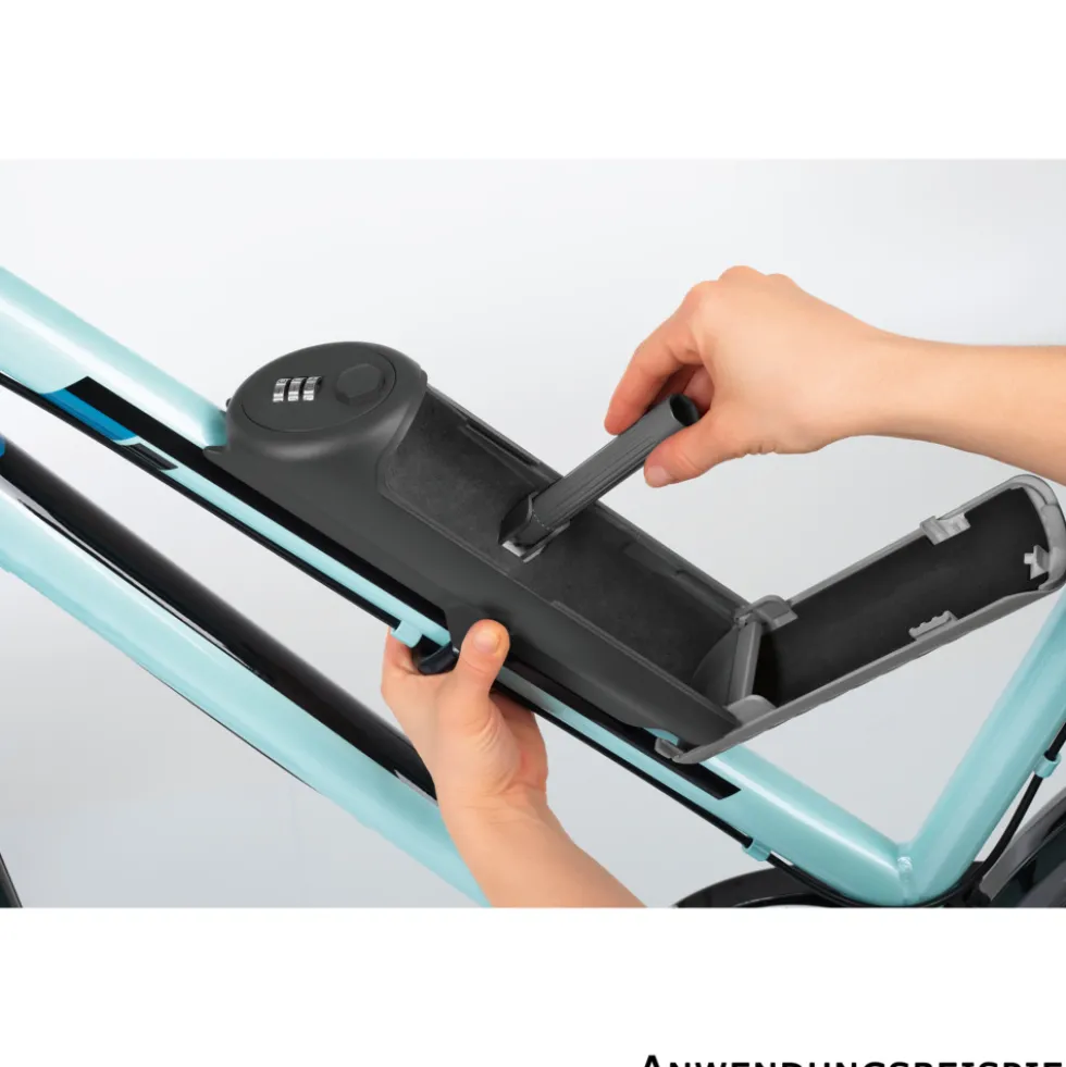 BeeMyBox Fahrradbox abschließbar 26 cm grau