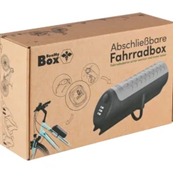 BeeMyBox Fahrradbox abschließbar 26 cm grau