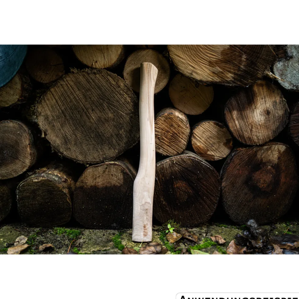Beilstiel 42 cm 1,2 kg Esche Kuhfußform