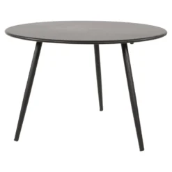 Beistelltisch Metall schwarz rund