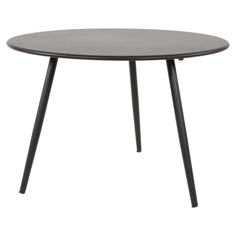 Beistelltisch Metall schwarz rund