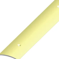 Übergangsprofil Aluminium eloxiert 1000 x 30 x 5 mm messingfarben gelocht