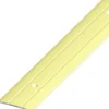 Übergangsprofil Aluminium eloxiert 1000 x 37 x 2,5 mm messingfarben gelocht