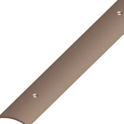 Übergangsprofil PVC gewölbt 1000 x 30 x 5 mm braun gelocht