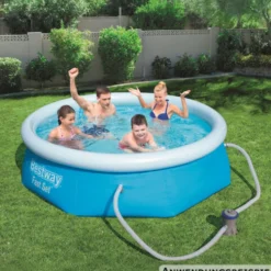 Bestway® Fast Set™ Pool-Komplett-Set Ø 244 x 66 cm
