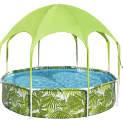 Bestway® Steel Pro Frame Pool mit Dach Ø 244 x 51 cm