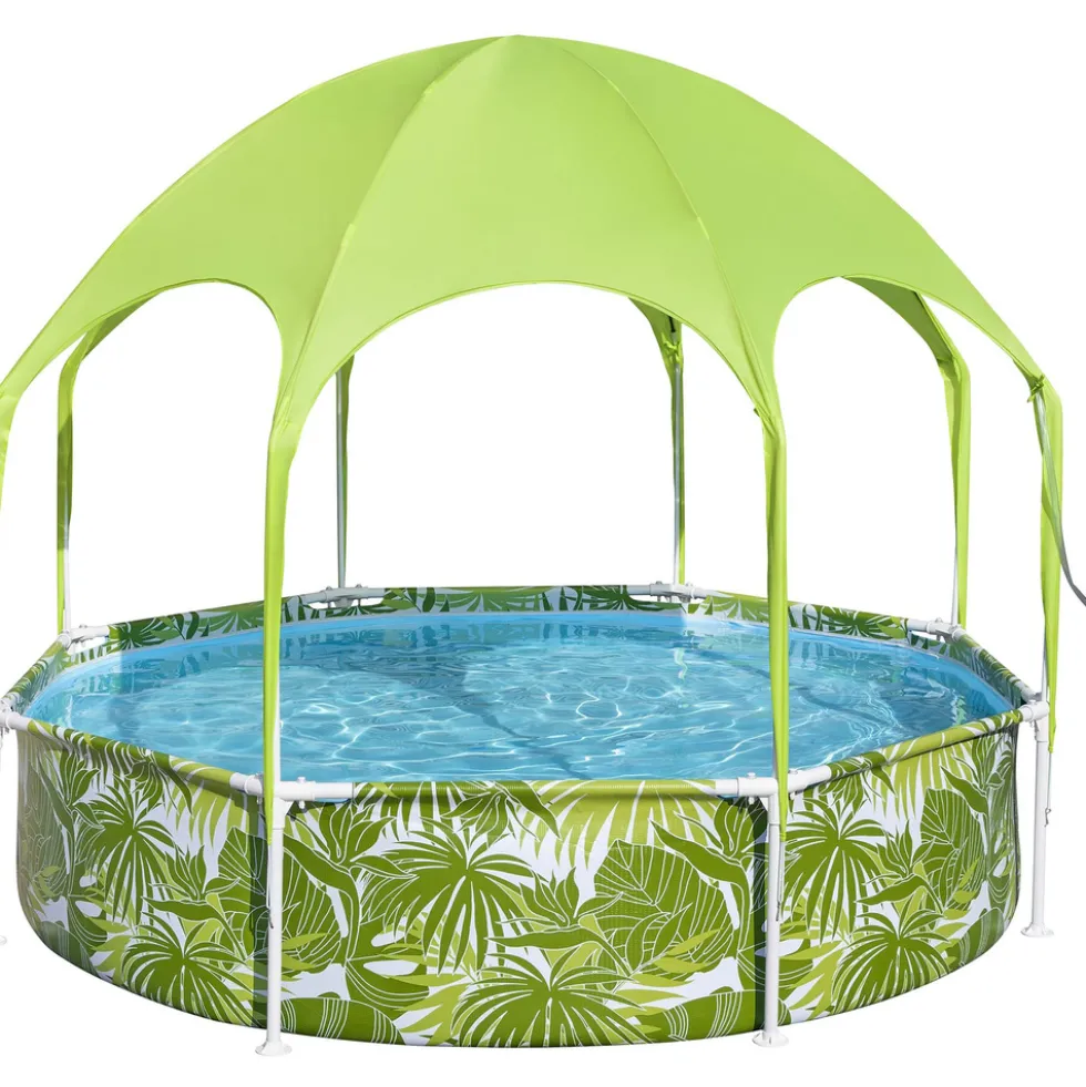 Bestway® Steel Pro Frame Pool mit Dach Ø 244 x 51 cm