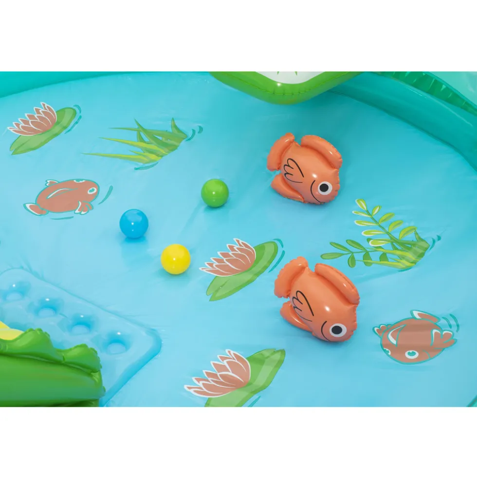 Bestway® Wasserspielcenter Krokodil 224 x 181 x 72 cm