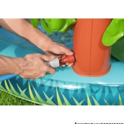 Bestway® Wasserspielcenter Krokodil 224 x 181 x 72 cm