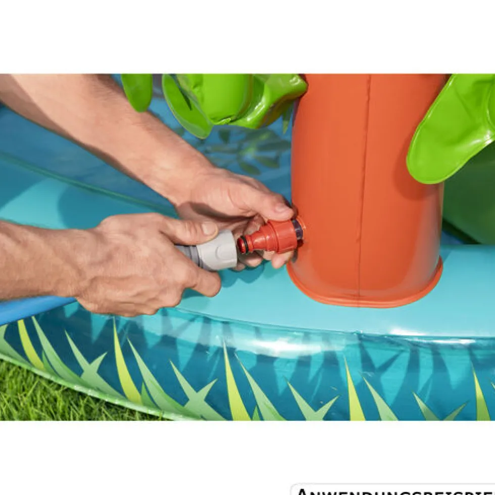 Bestway® Wasserspielcenter Krokodil 224 x 181 x 72 cm