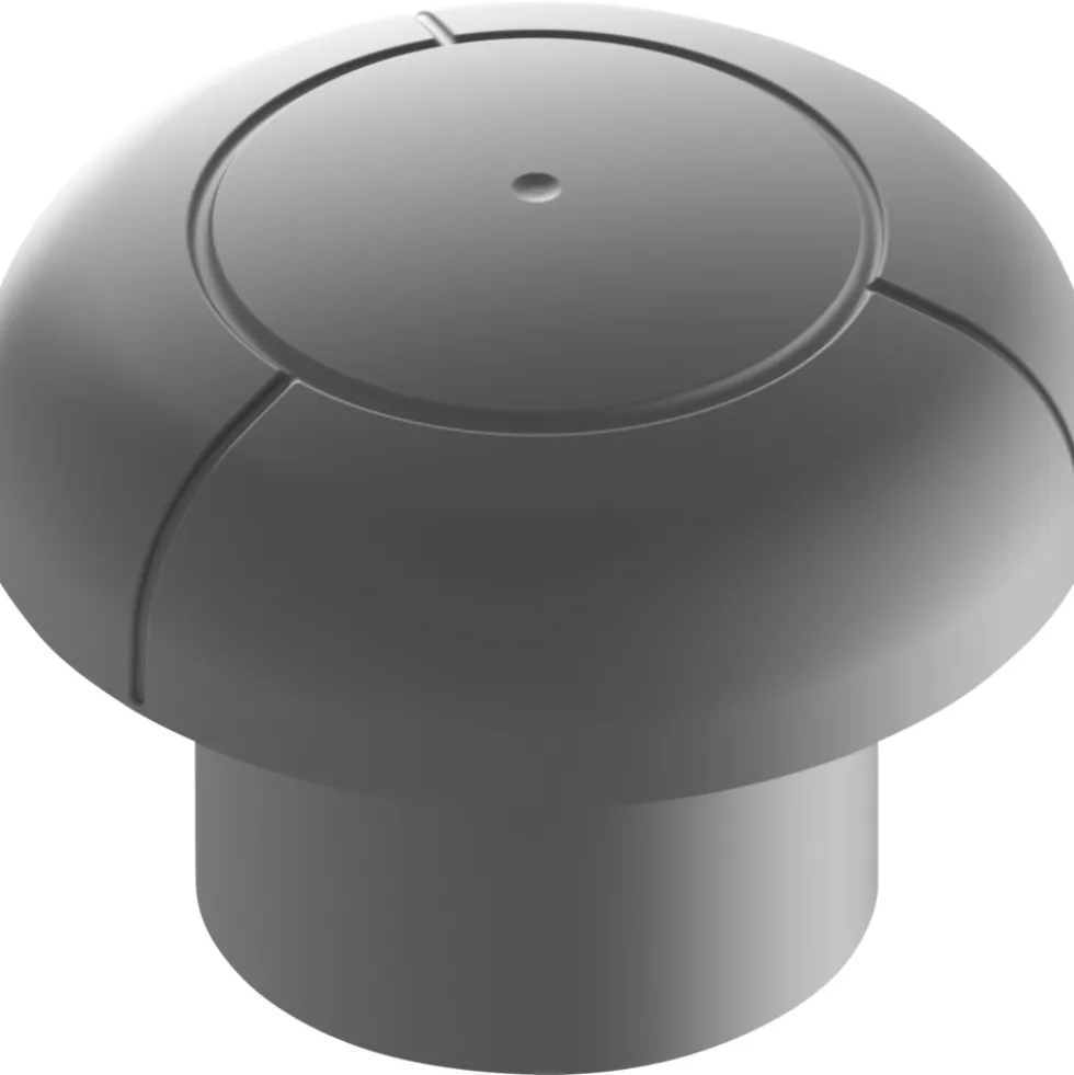 Be- und Entlüfter Ø 19,3 cm DN 100 Schwarz