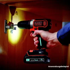 Black & Decker Akku Bohrschrauber-Set BDCDC18KST-QW