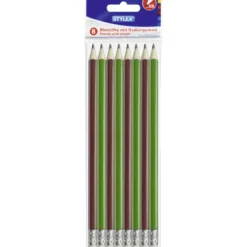 Bleistifte mit Radiergummi 8 Stück