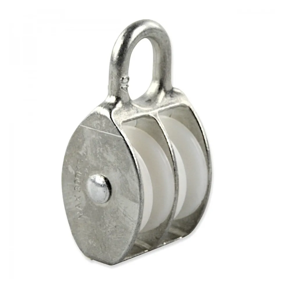 Blockseilrolle 40 mm doppelt