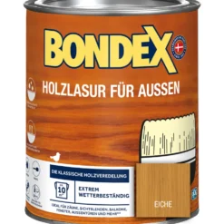BONDEX Holzlasur für Aussen Eiche 750 ml