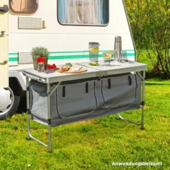 Camping-Küchenschrank 120x47x70 cm klappbar