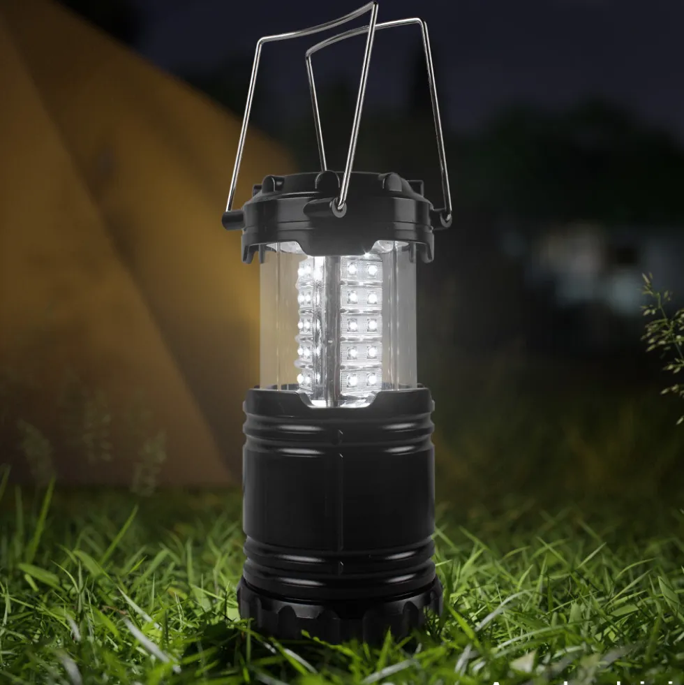 Campinglampe 2in1 Kunststoff 30 LEDs mit Trageschlaufe