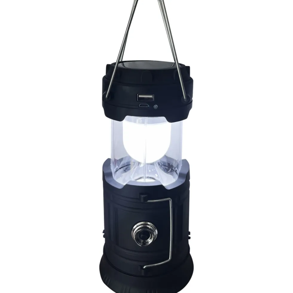 Camping-Solar-Lampe mit LED, ausziehbar