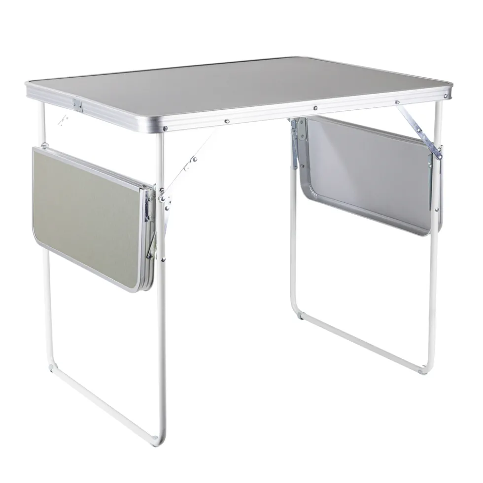 Campingtisch mit seitlichen Ablagen 116/79,5 x 60 x 70cm