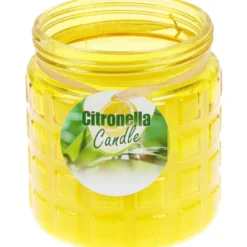 Citronella Kerze im Dekoglas - Farbauswahl