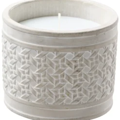 Citronellakerze Ø12x10 cm im Betontopf