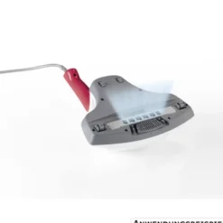 CLEANmaxx Milben-Handstaubsauger mit UV-C Licht, weiß rot