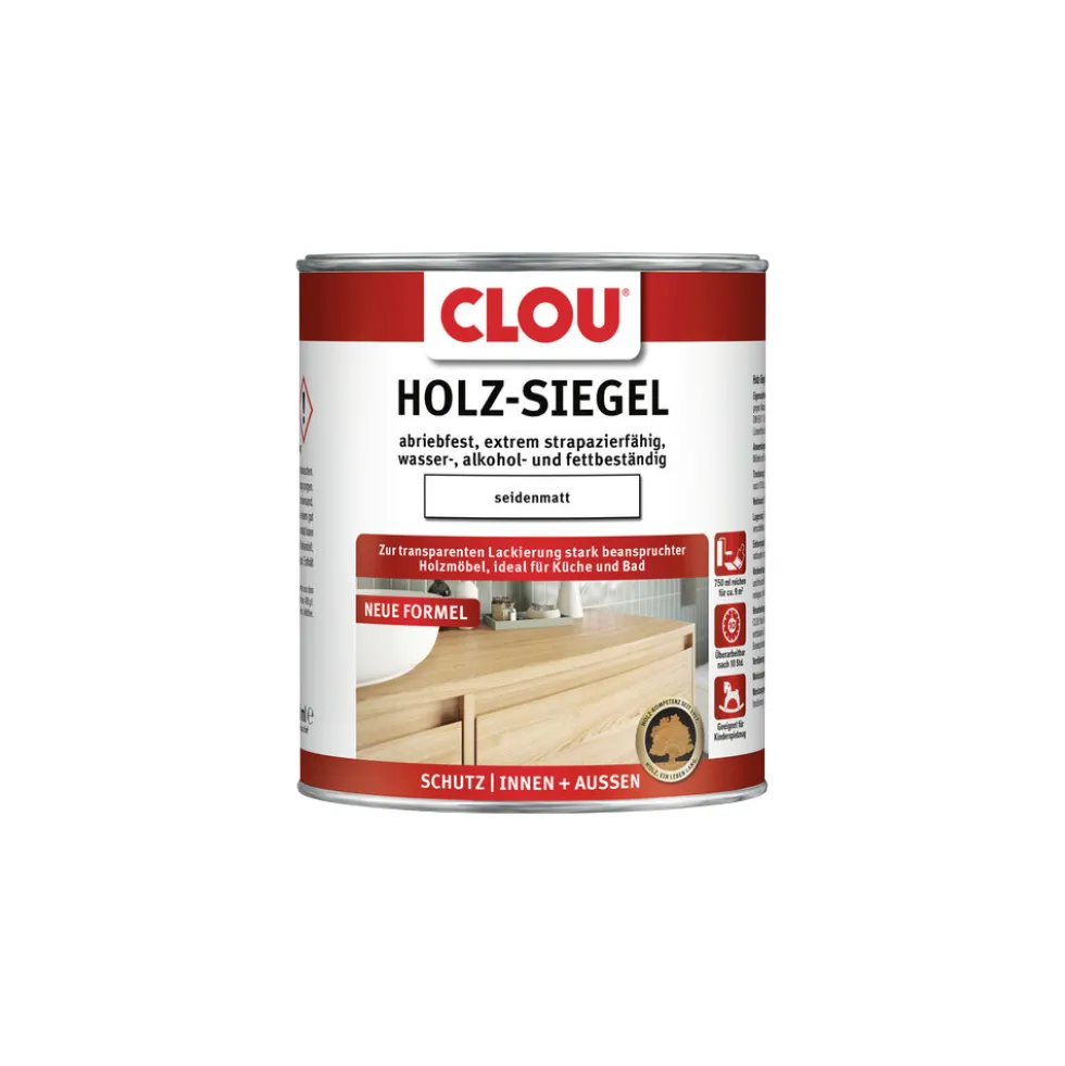 Clou® EL-Holzsiegel 750 ml seidenmatt