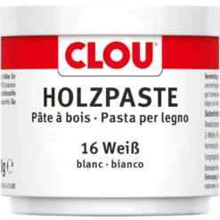 Clou® Holzpaste-Dose Holzreparaturmasse Nr.16 weiß