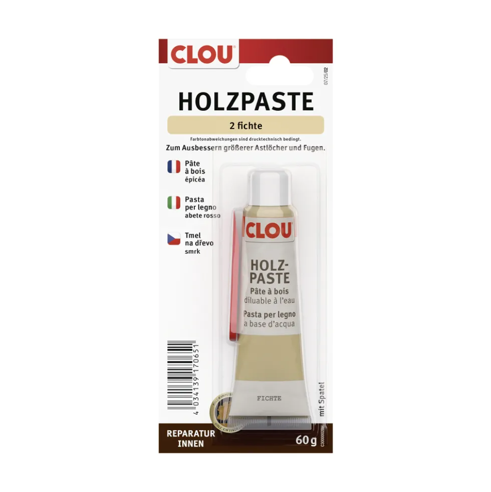 Clou® Holzpaste fichte 60 g