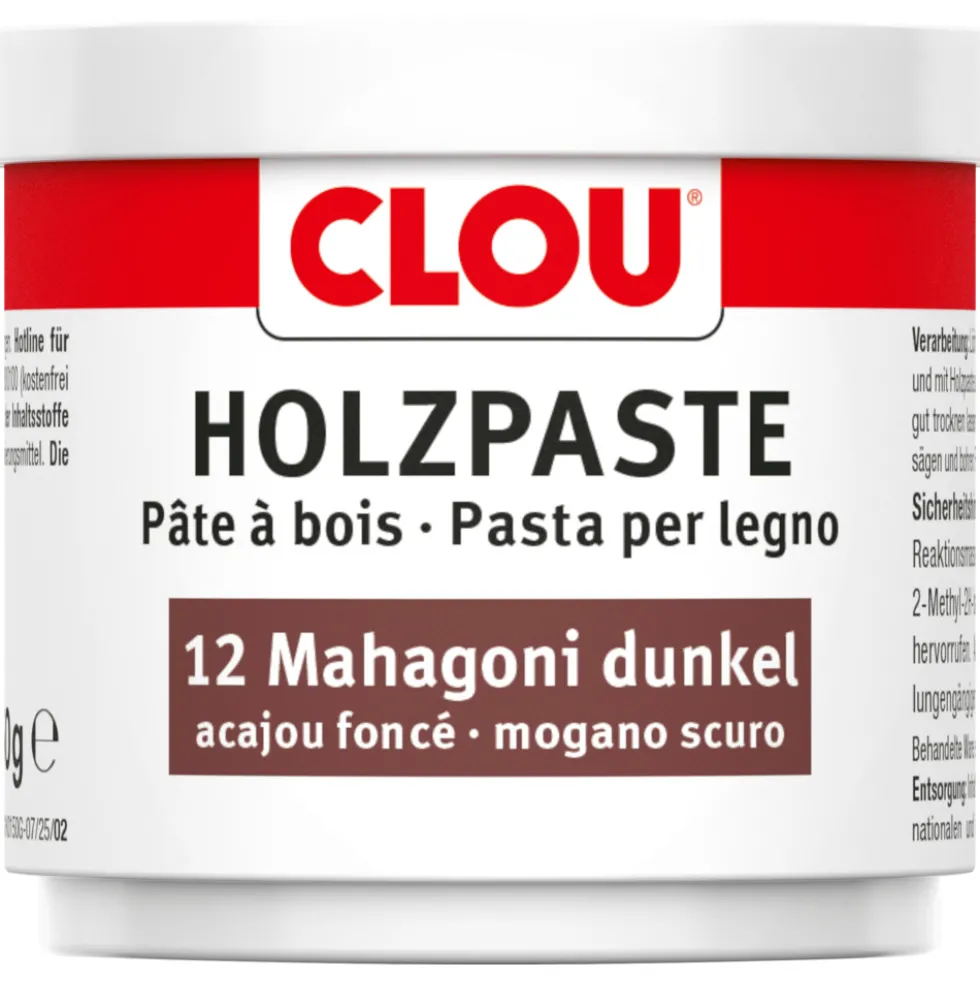Clou® Holzpaste Nr.12 mahagoni dunkel