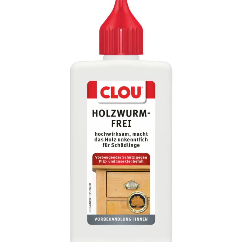 Clou® Holzwurmfrei 100 ml farblos