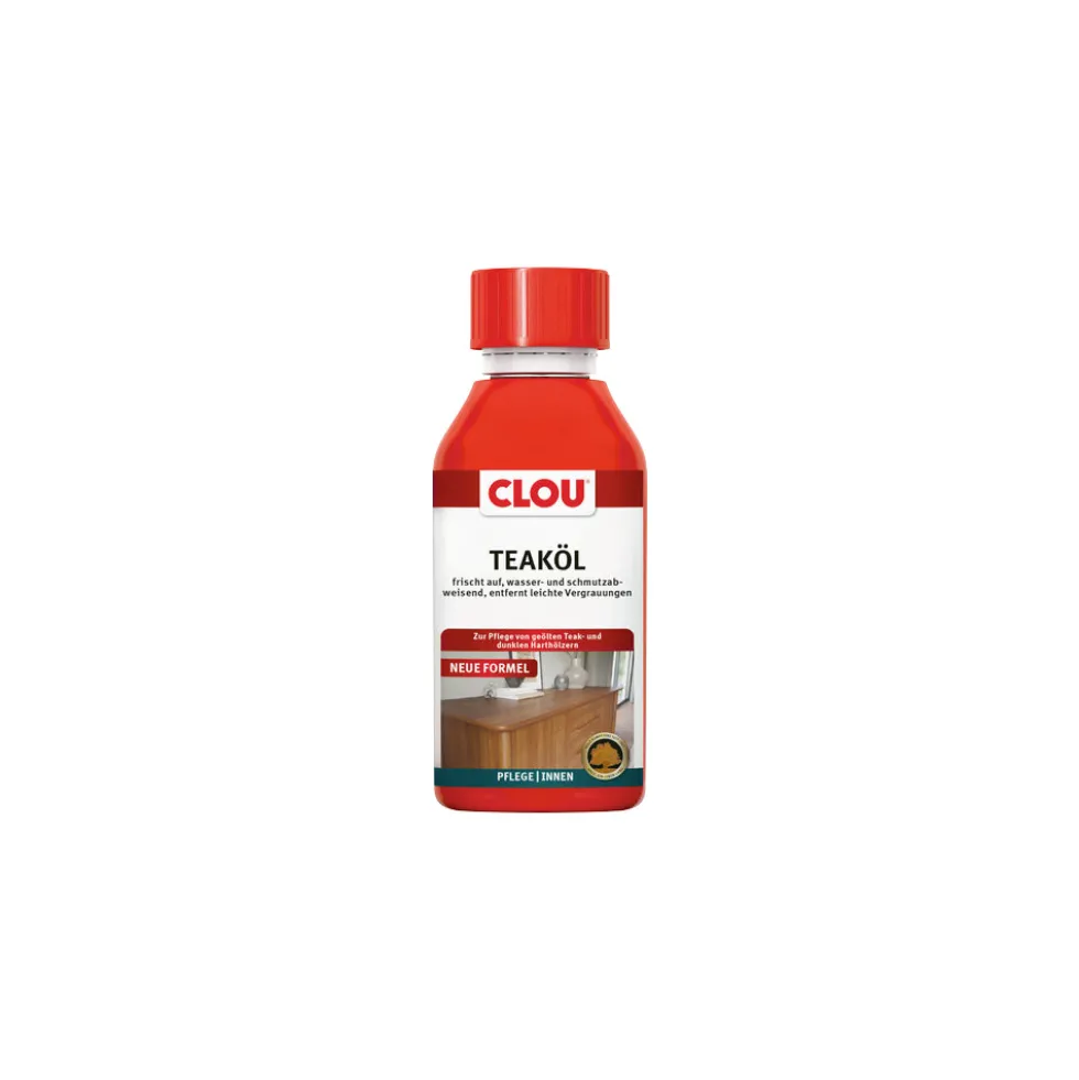 Clou® Teaköl 150 ml für bereits geöltes Holz