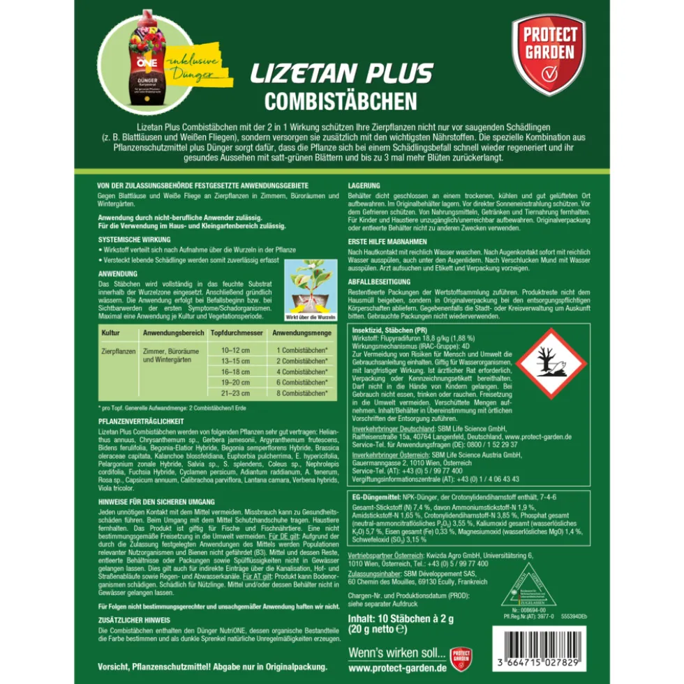 Combistäbchen Lizetan Plus 10 Stück