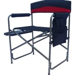 Comfort Campingsessel XXL 50 x 63 x 83 cm Schwarz-Rot