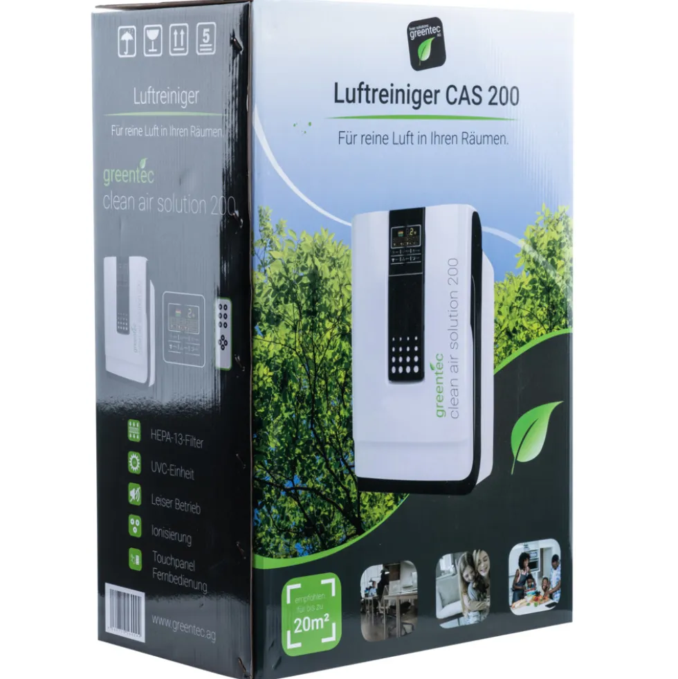 Compact-Luftreiniger Greentec CAS 200