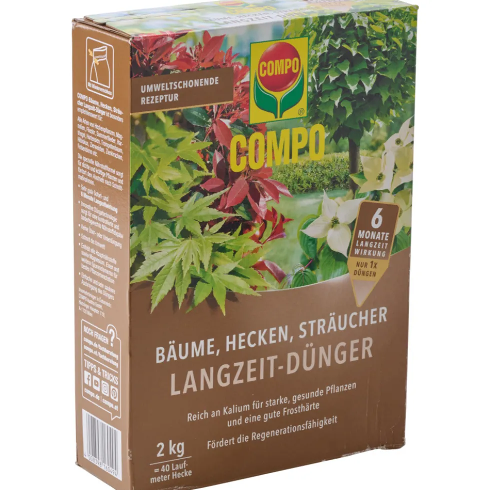 COMPO Bäume, Sträucher, Hecken Langzeitdünger 2 kg