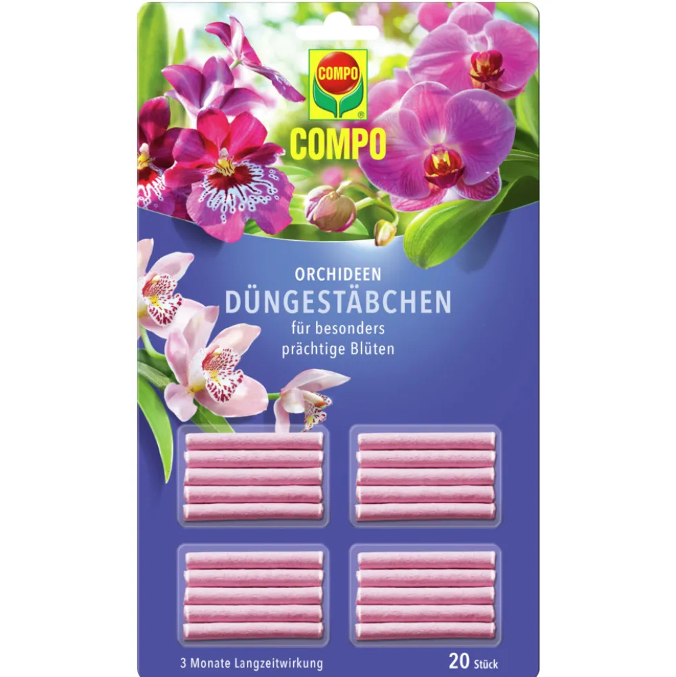 COMPO Düngestäbchen für Orchideen 20 Stück
