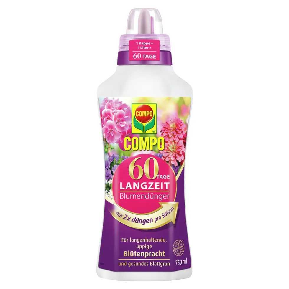 COMPO 60 Tage Langzeit Blumendünger 750 ml