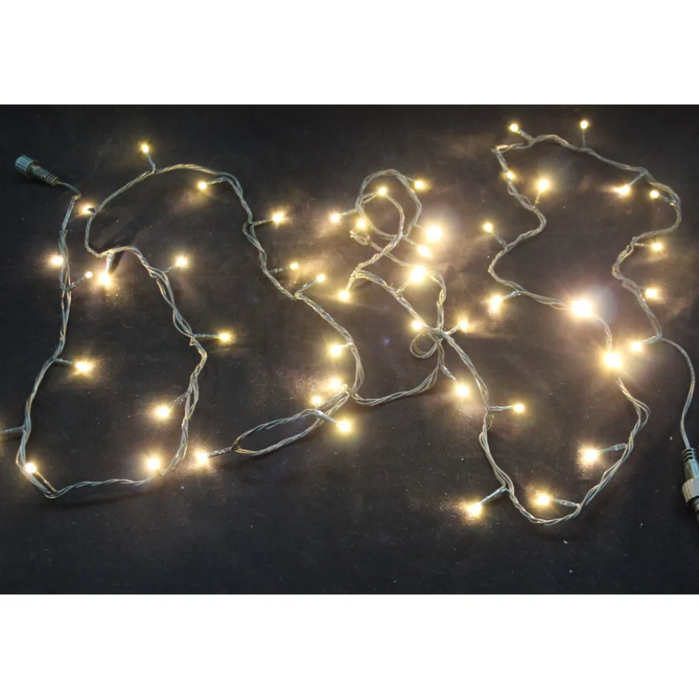 Connectable System-Lichterkette 100 LEDs, erweiterbar, warmweiß