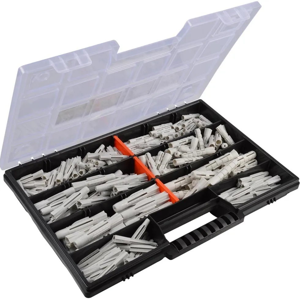 Dübel-Sortimentsbox 6 bis 10 mm, 275-teilig