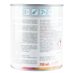 DECOPRO Acryl Glanzlack feuerrot RAL 3000 für innen und außen