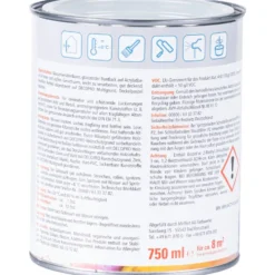 DECOPRO Acryl Glanzlack 750 ml lichtgrau