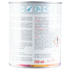 DECOPRO Acryl Glanzlack tiefschwarz RAL 9005 für innen und außen