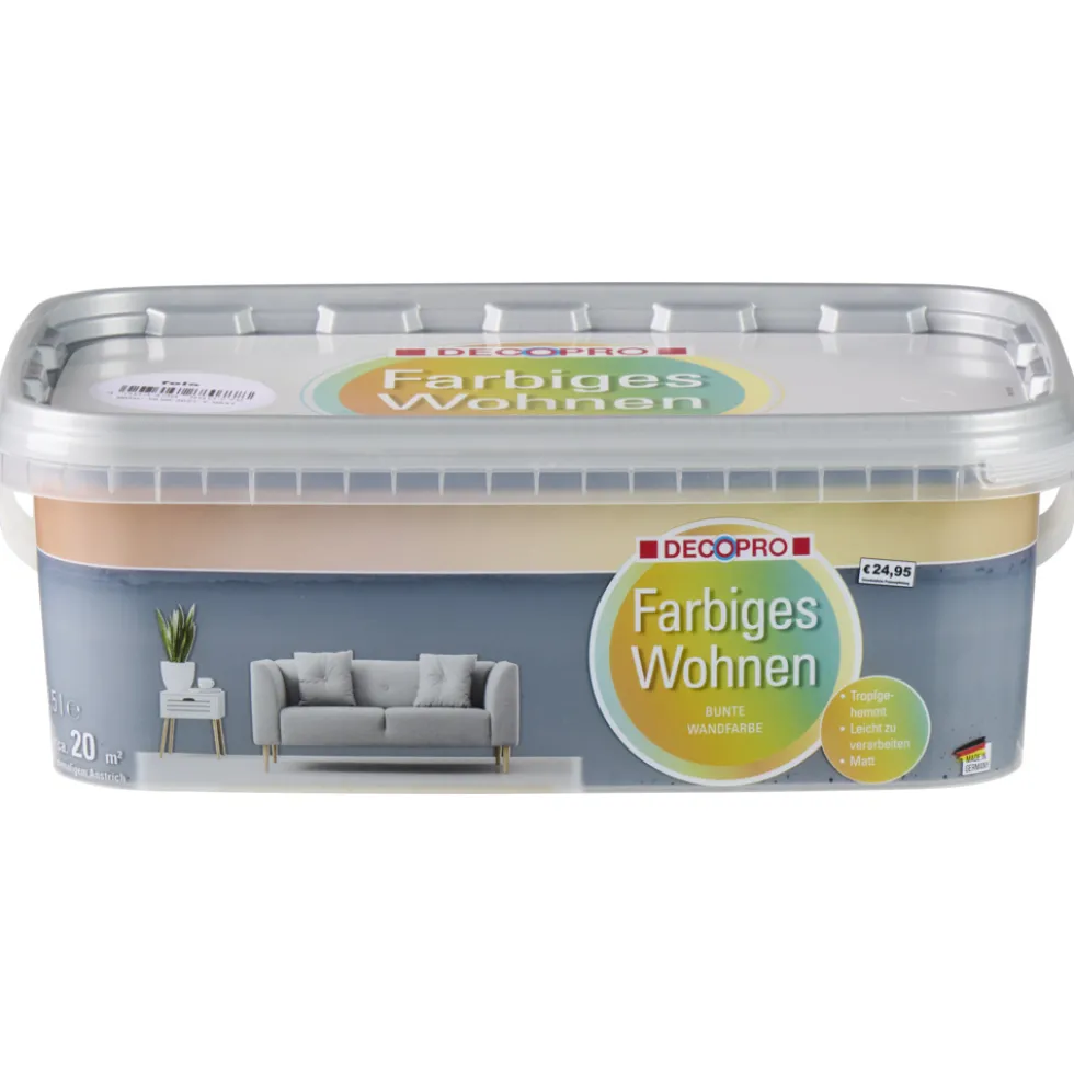 DECOPRO Farbiges Wohnen Fels 2,5 L