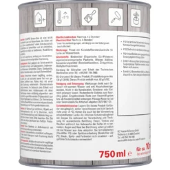 DECOPRO Garten-Grau 750 ml in Grau, matt