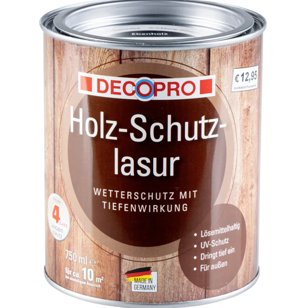 DECOPRO Holz-Schutzlasur seidenglänzend farblos für außen