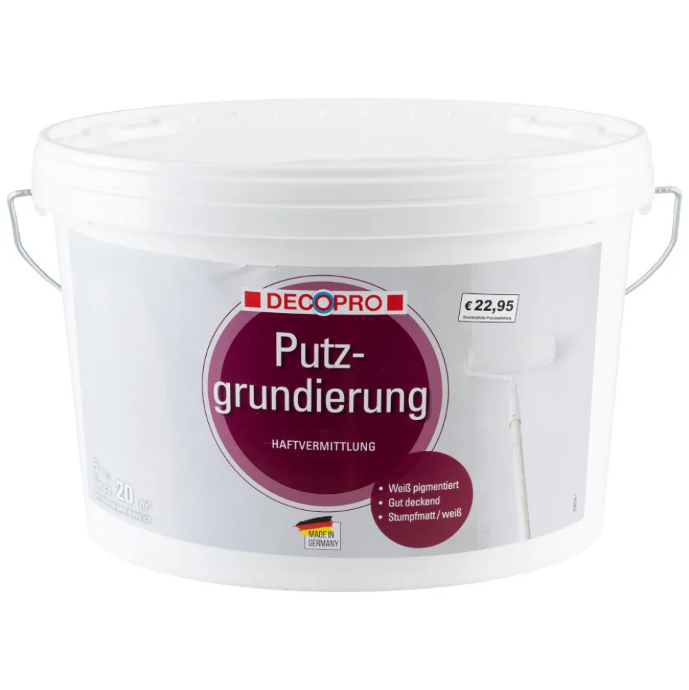 DECOPRO Putzgrundierung 5 Liter weiß matt
