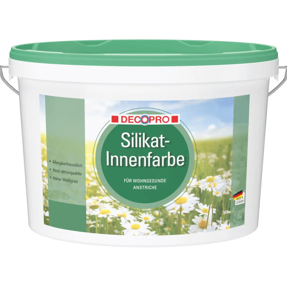 DecoPro Silikat-Innenfarbe 10 Liter in Weiß
